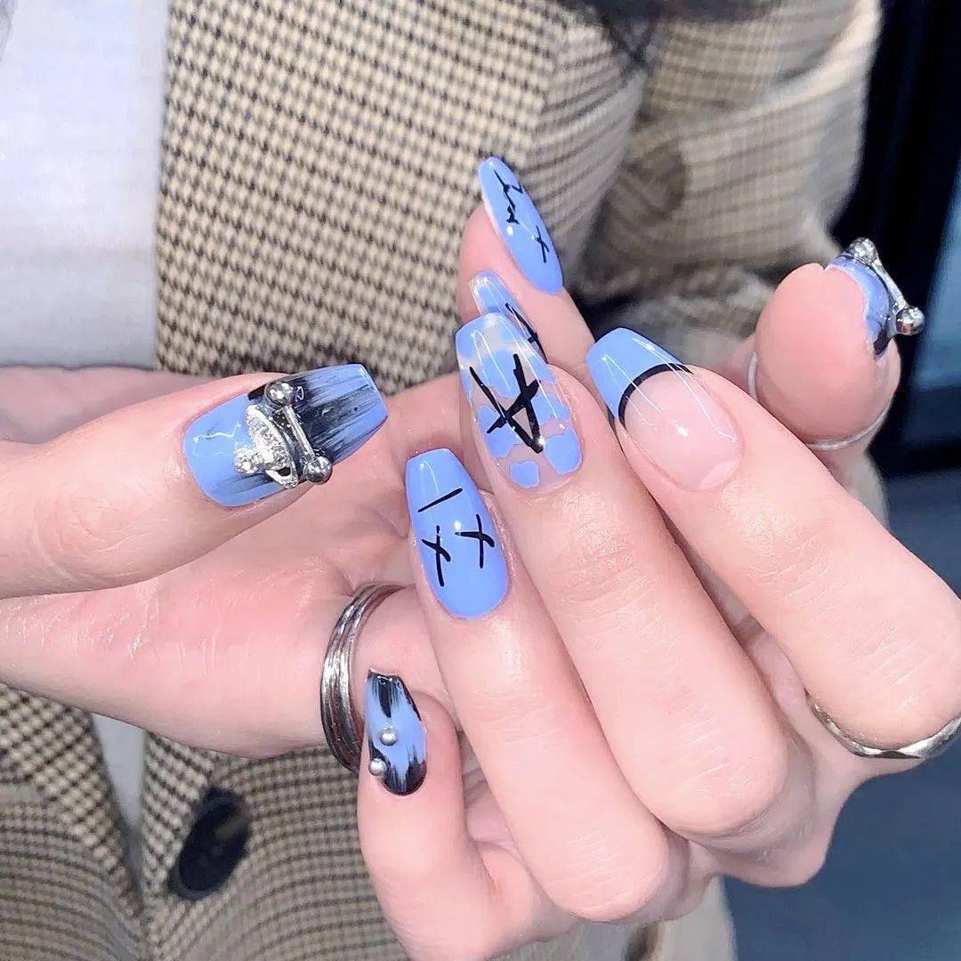 让人气场全开的欧美风美甲酷毙了