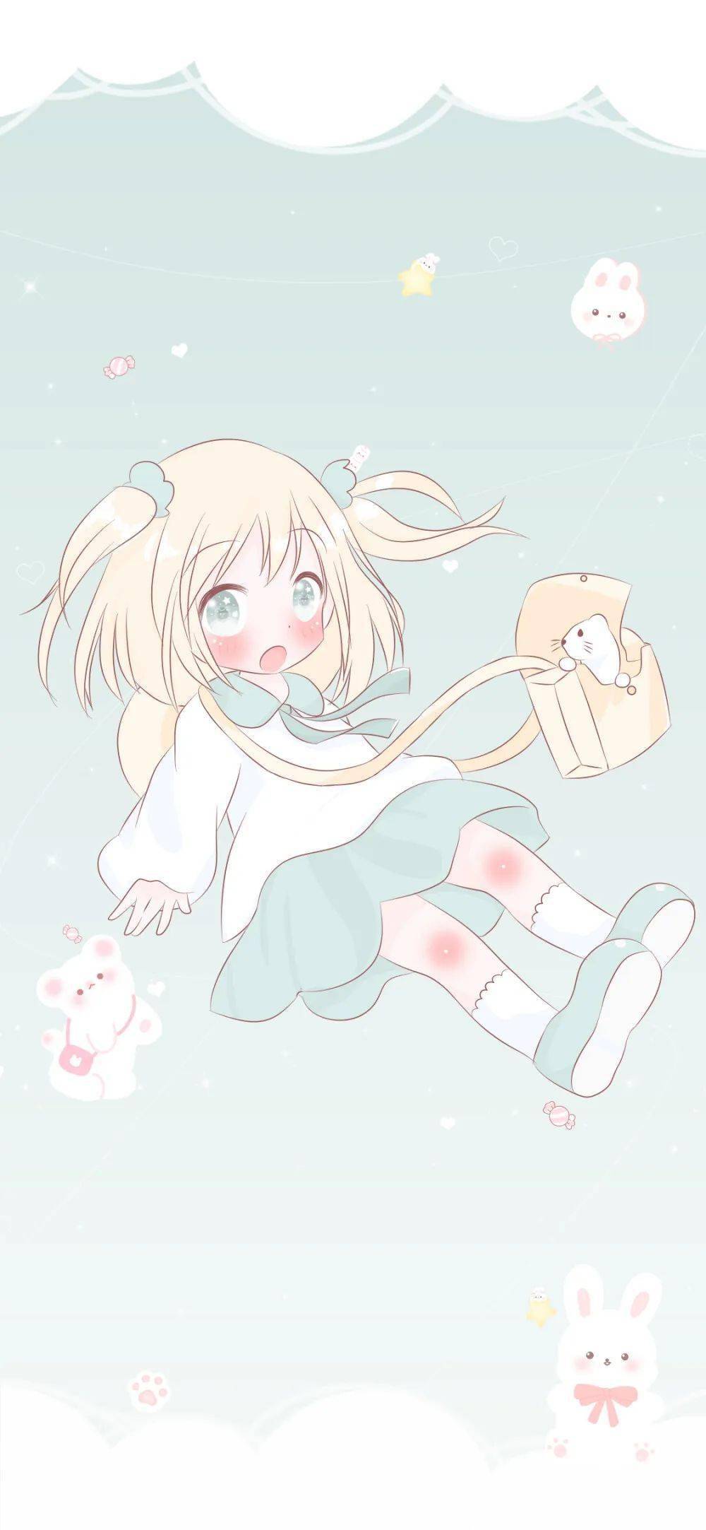 全屏手机壁纸萌萌少女心壁纸