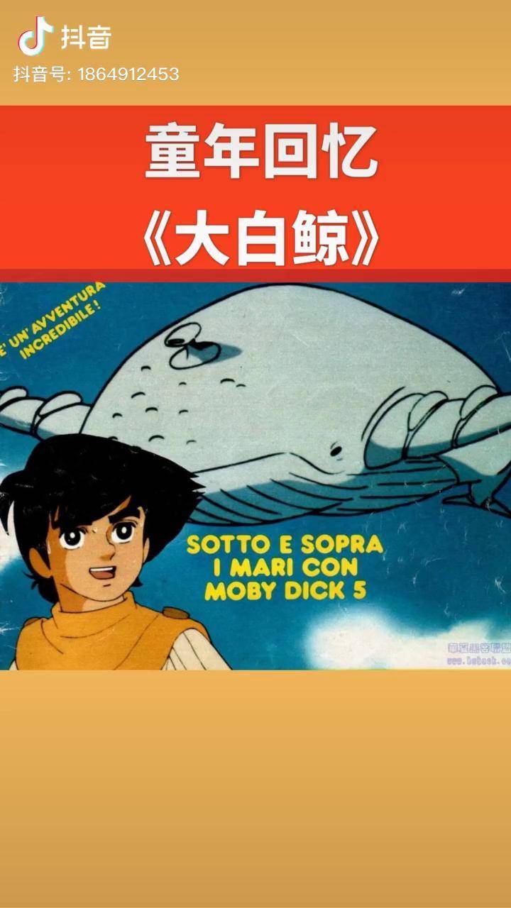 童年回忆经典动画片 大白鲸70后 80后 怀旧动画