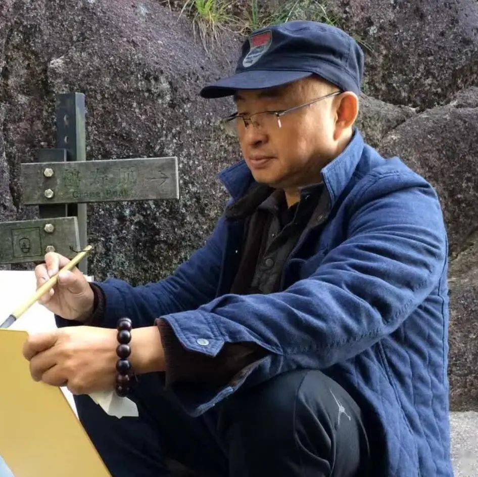 刘浪涛笔下的山水画