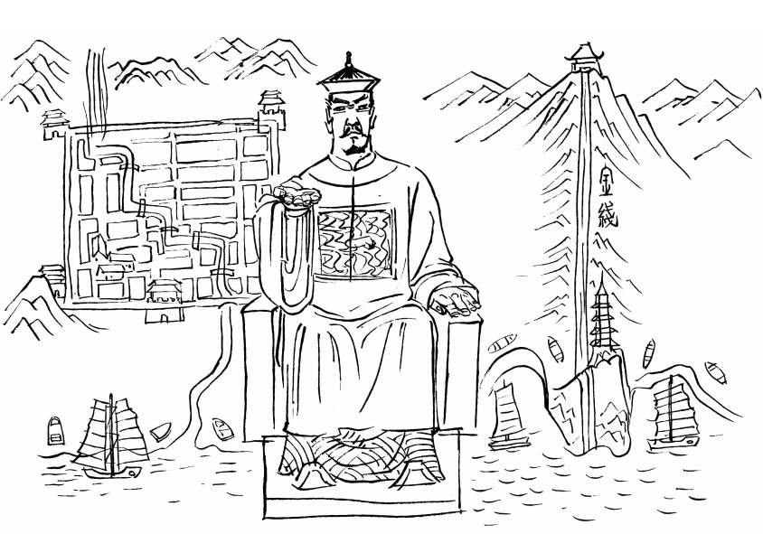 来源:《故事中的威海》李标时代的威海卫,衔山环翠,海宴河清;北望