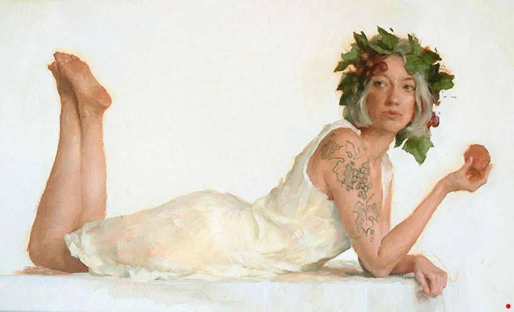 英国肖像和具象画家露丝·菲顿