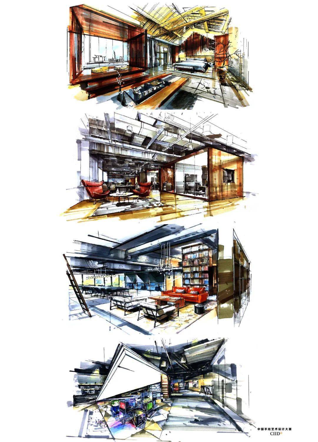 获奖作品2021年第18届中国手绘艺术设计大赛三等奖成人组设计表现类