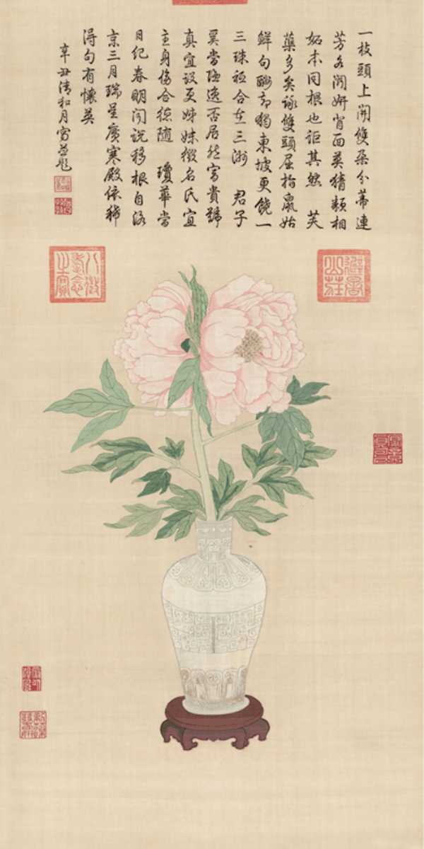 牡丹花开历代名家笔下的国色天香