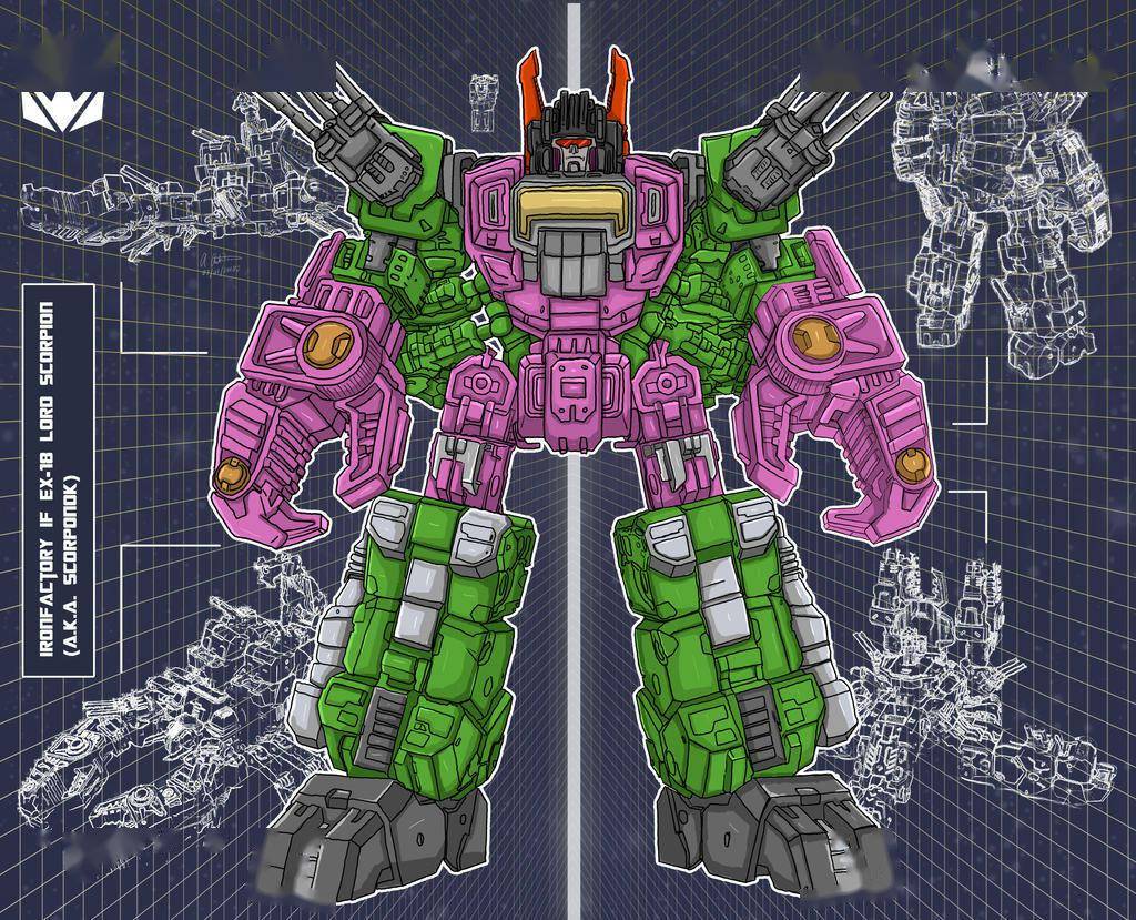 基地金刚萨克巨人,算是可三变的基地金刚,插画中展示了它的各种形态.