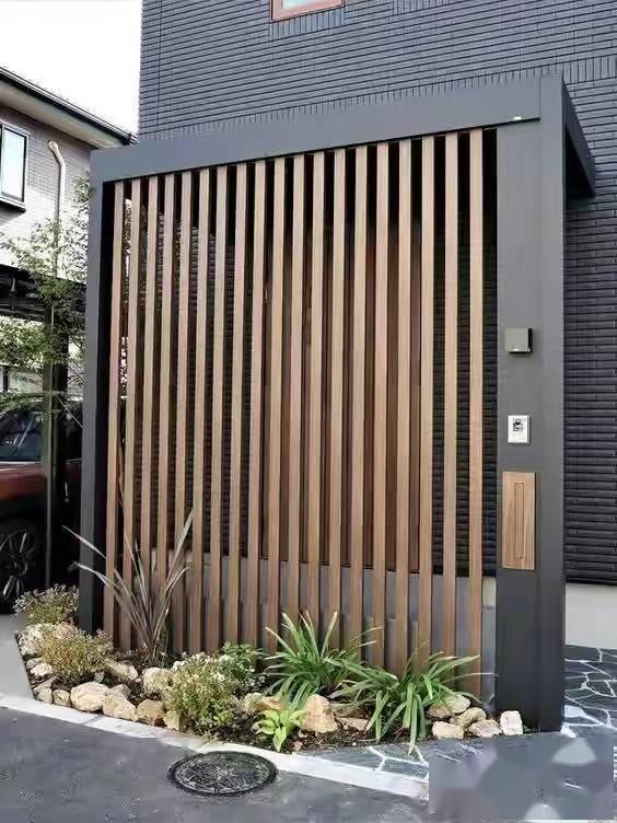 从围墙到露台把木格栅装室外通风换气关键颜值还不赖