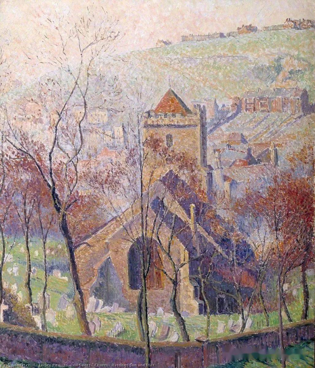 (lucien·pissarro 1863年2月20日- 1944年7月10日)是一位风景画家,版