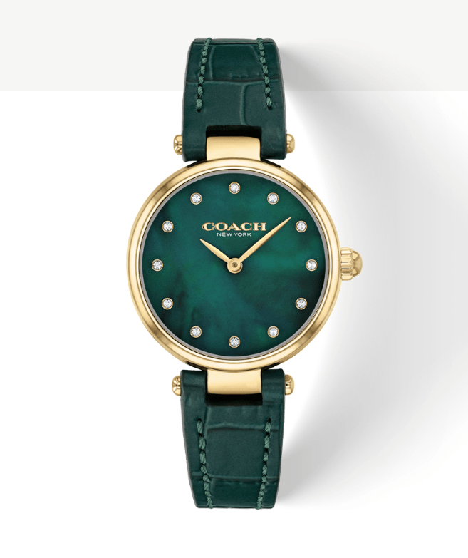 蔻驰这款小绿表一眼就种草