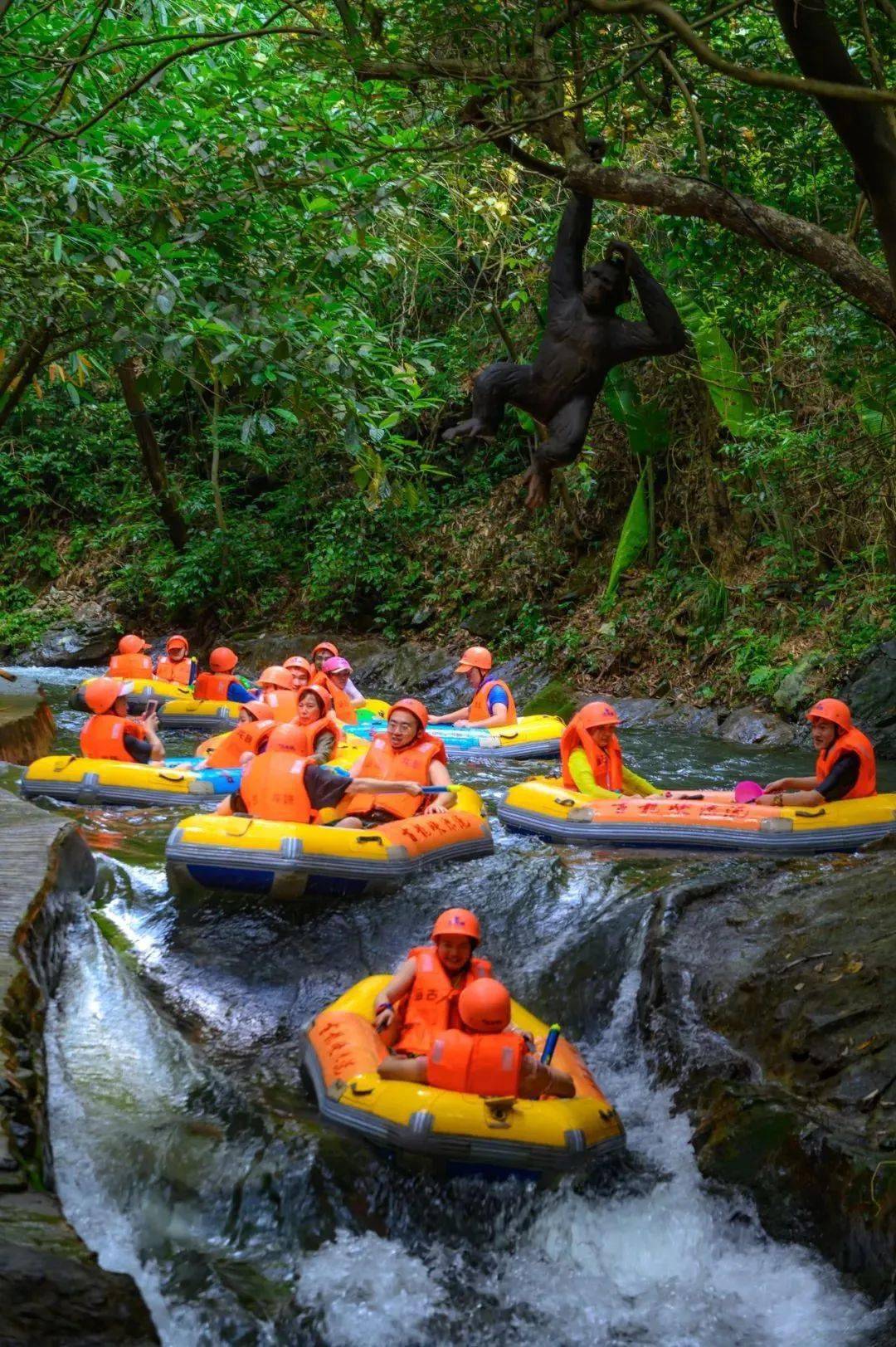 清遠古龍峽全程漂流古龍峽大瀑布土耳其小鎮北江小三峽純玩兩天遊