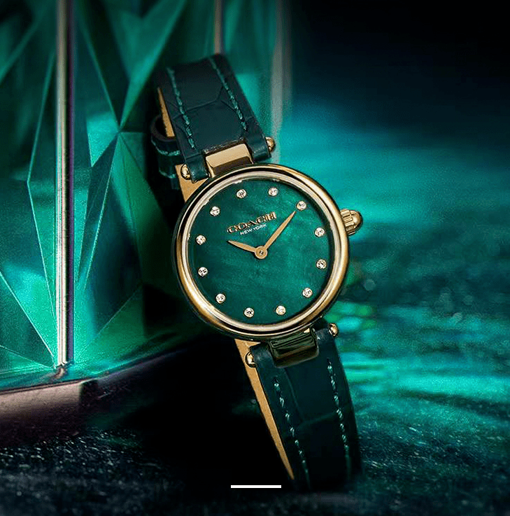 蔻驰这款小绿表一眼就种草