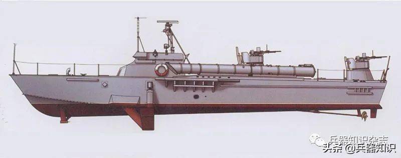 6625型鱼雷艇,后改称025型,是以苏联184型水翼鱼雷艇为基础仿制,1963
