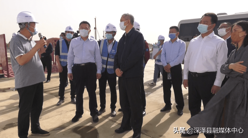 石家庄市副市长郑巍到我县检查指导县城建设工作