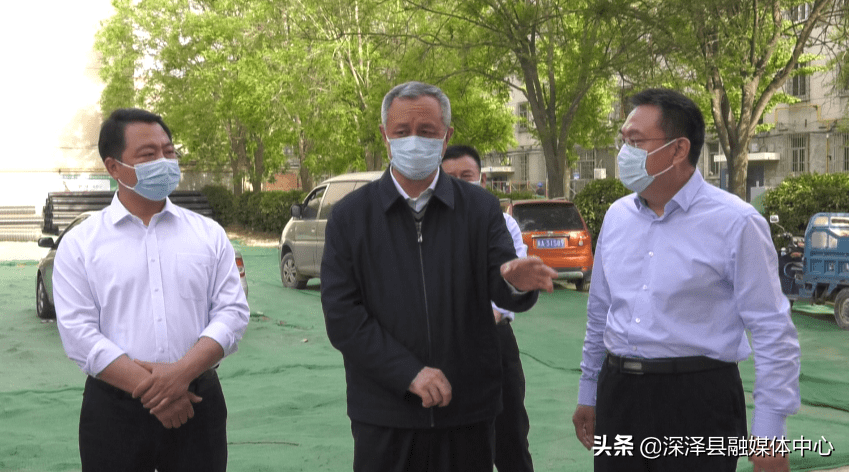 石家庄市副市长郑巍到我县检查指导县城建设工作