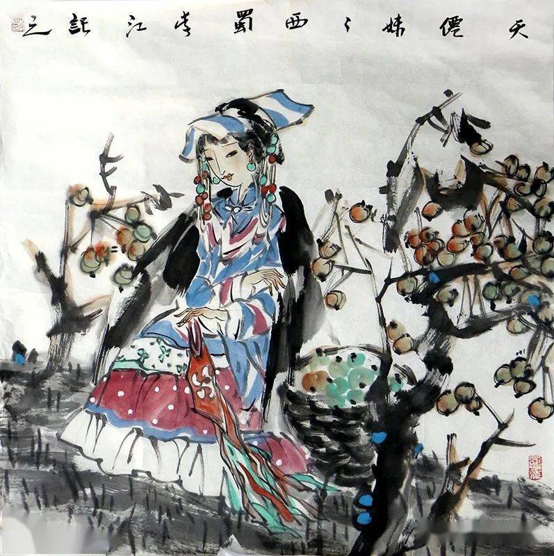 笔写秀婉画蕴真趣赏读当代女画家李江作品西部成功书画家刊载有感