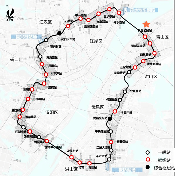 连接三镇大武汉越江串联新起点武汉地铁12号线科普公园站主体结构顺利