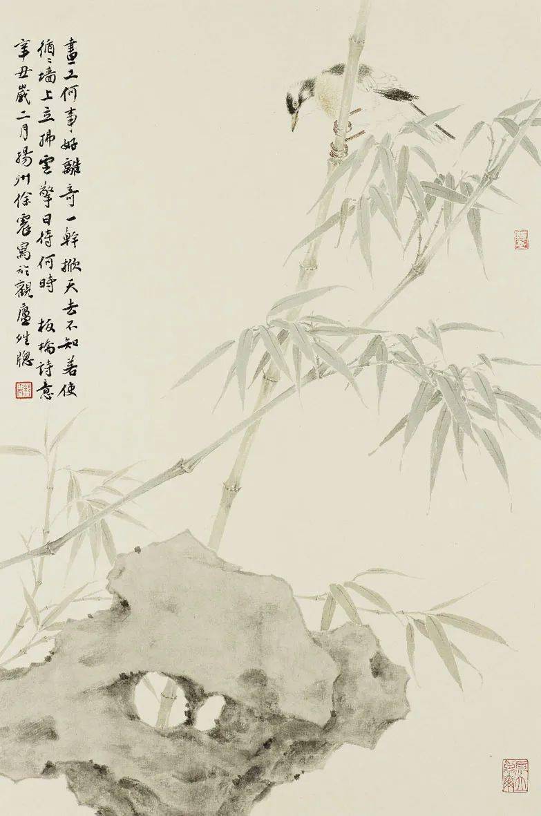 心明净境空灵徐震花鸟画