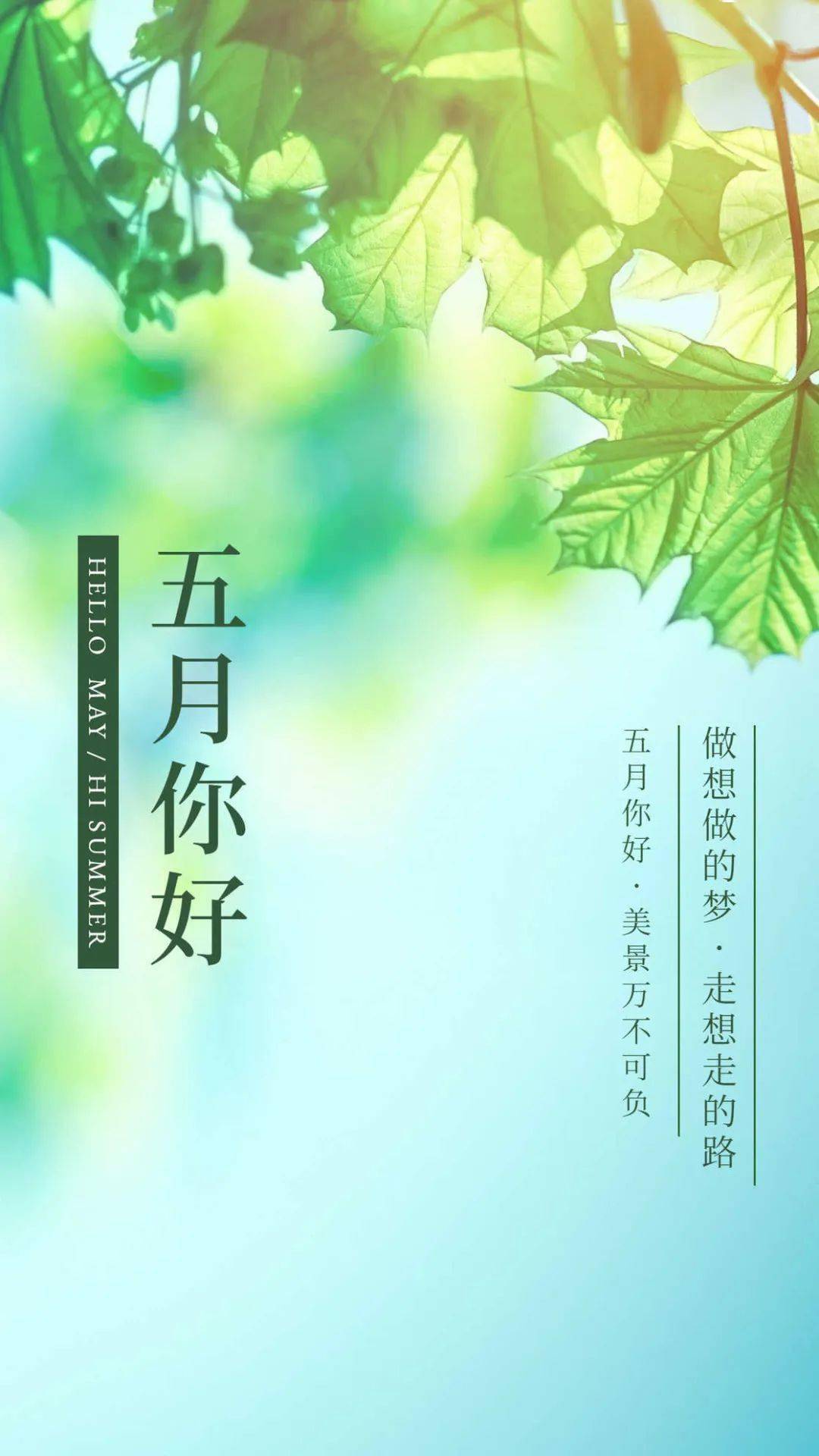 走进五月时光最炫的音符