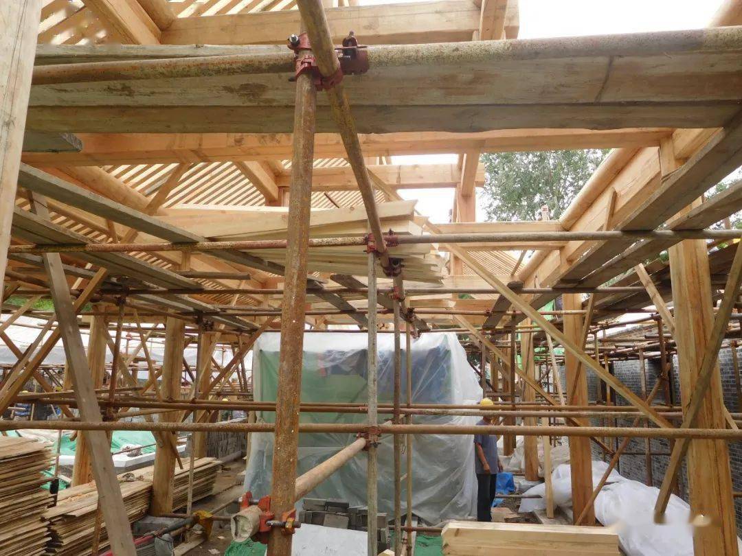 营造四合院施工现场100例063直管公房改造院