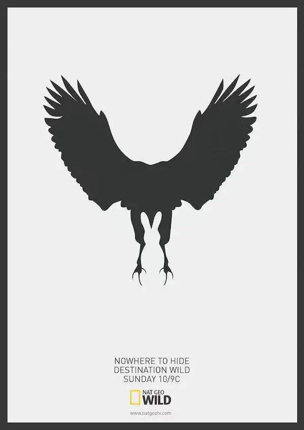 负空间:设计中的"空白"力量_海报_either_字母表