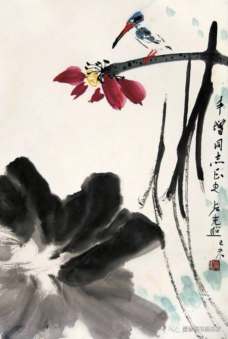 这大写意荷花,酣畅淋漓_波罗蜜_般若_卢光照