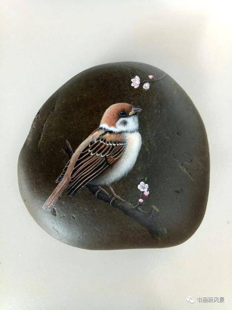 这组石头画漂亮至极