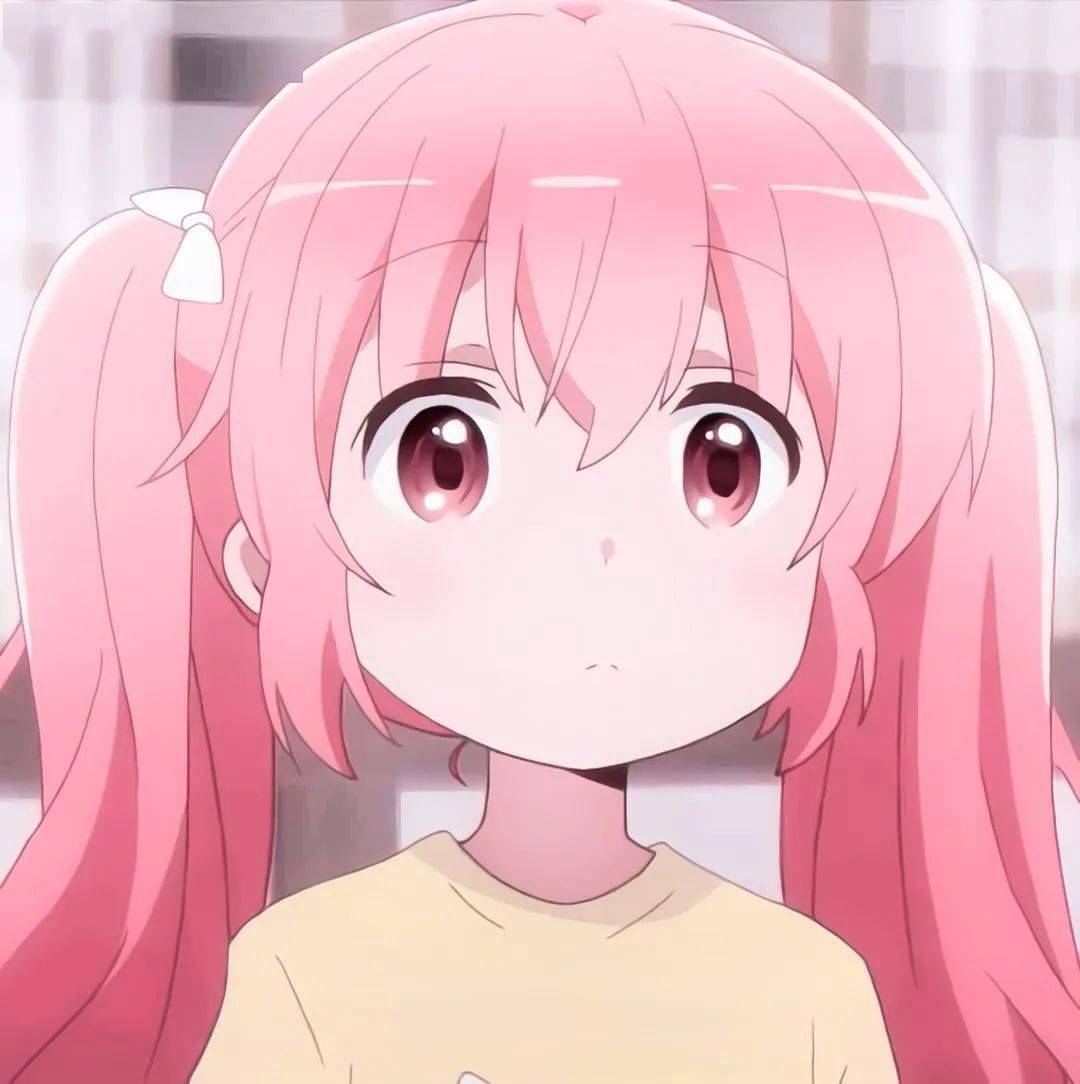 粉色系日漫女生头像