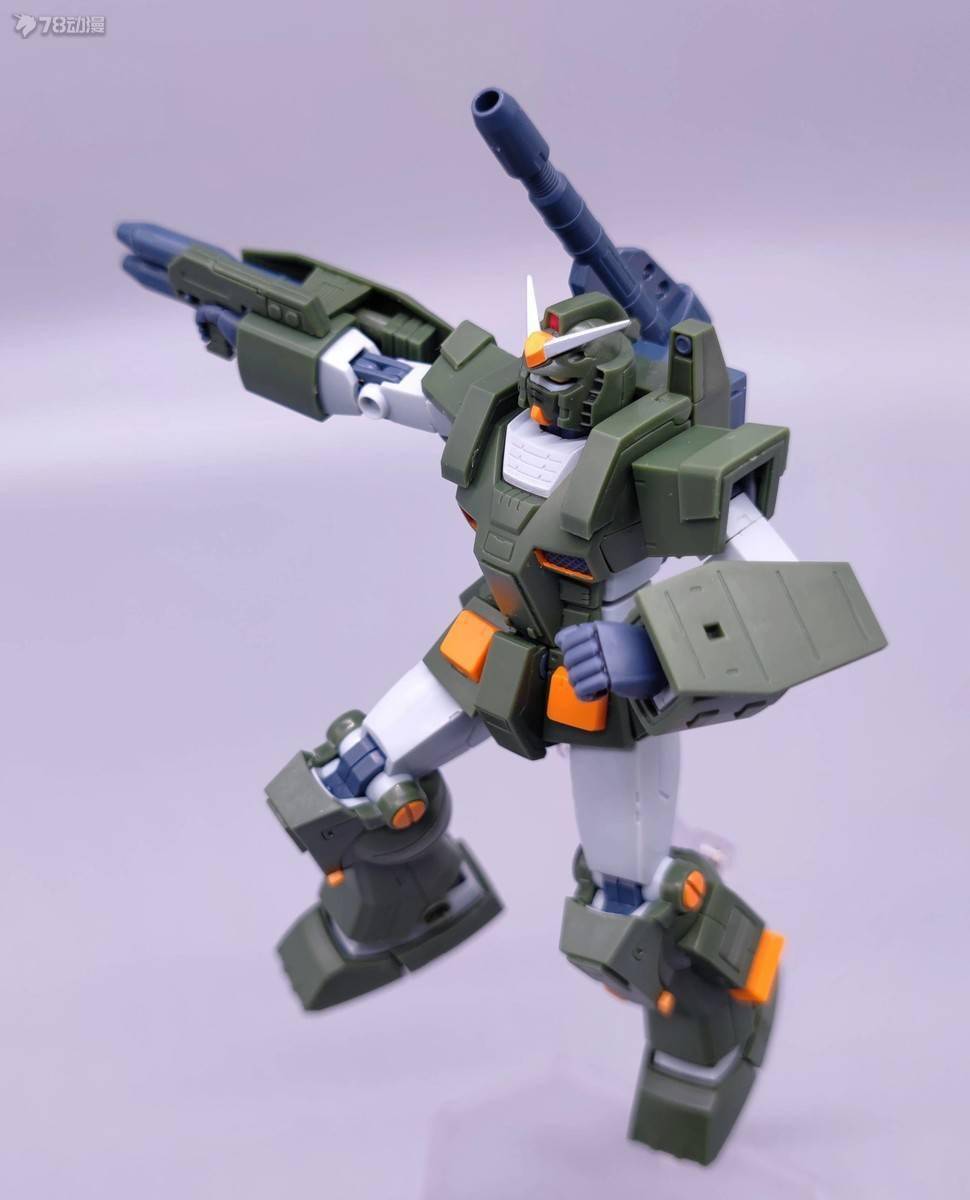 模玩机设：一骑当千的联邦绿铠魔神R魂FA-78-1全装甲高达BY CC_新