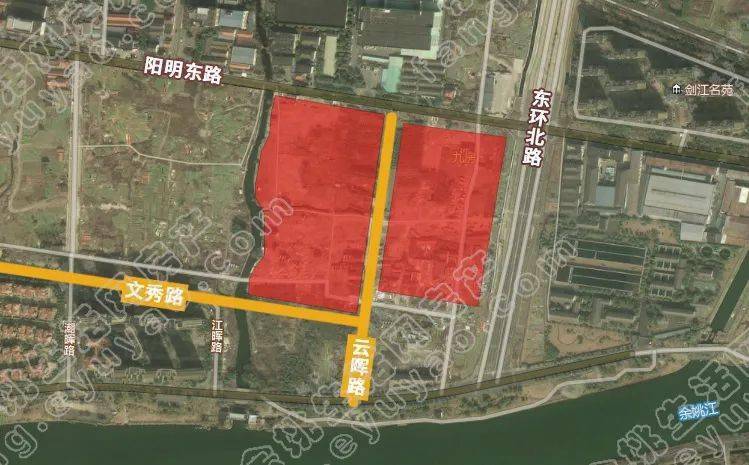 余姚凤山街道两地块规划出让