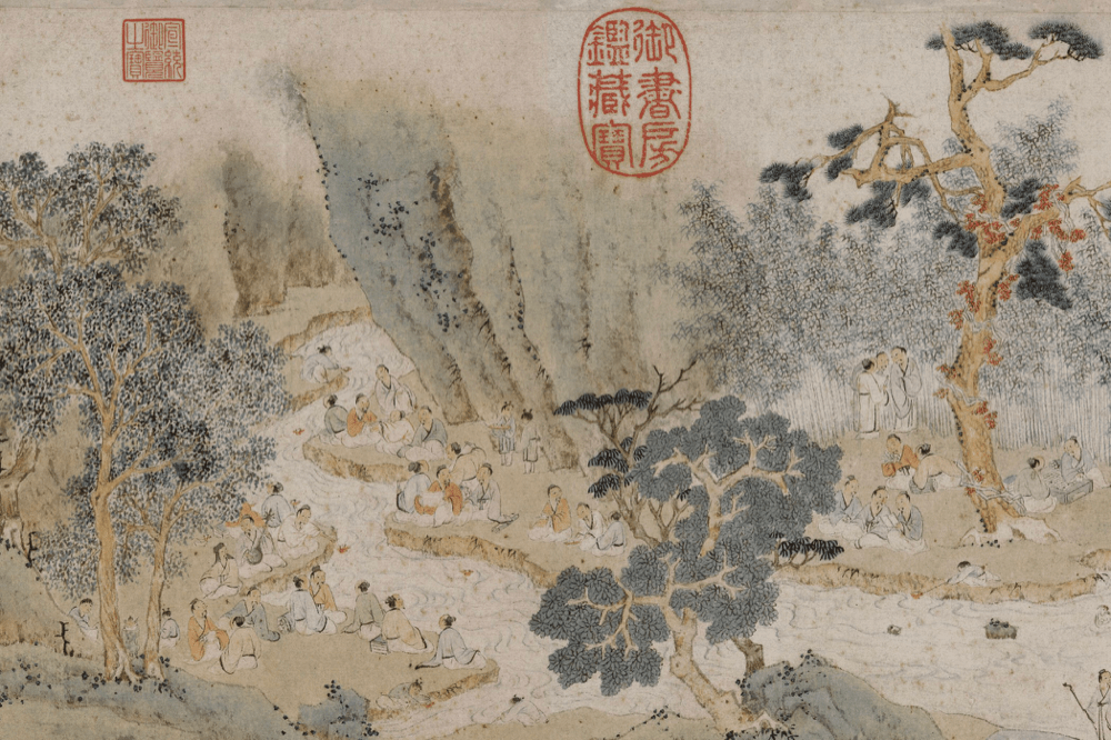 古人踏青集锦,几乎是朋友圈大赏!