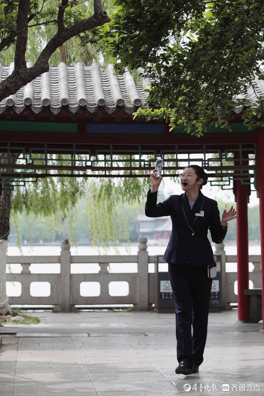 拾光济南80后女导游开启云游泉城