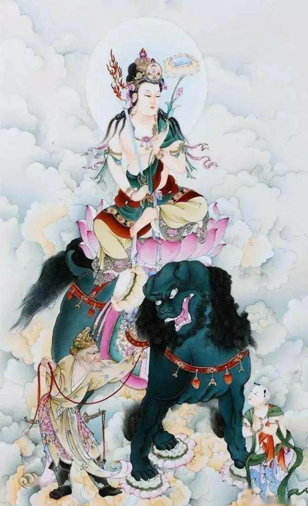 今天四月四文殊菩萨生日许个愿好愿天成