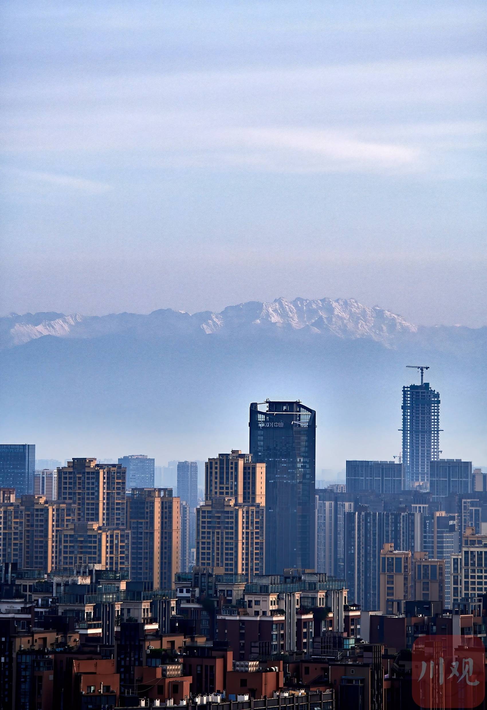 日晕伴日出成都的清晨如此惊艳