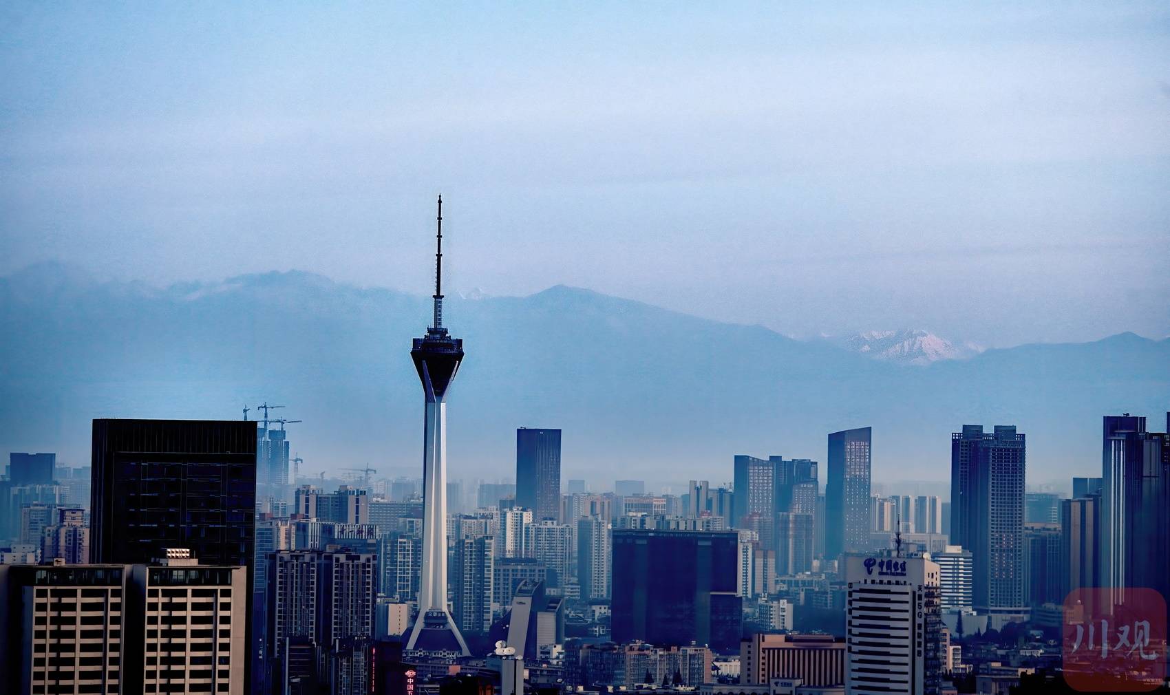 日晕伴日出成都的清晨如此惊艳