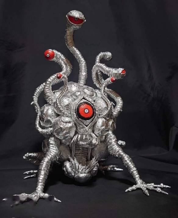 和宫崎英高搞联动大佬用铝箔纸创作沙丘沙虫