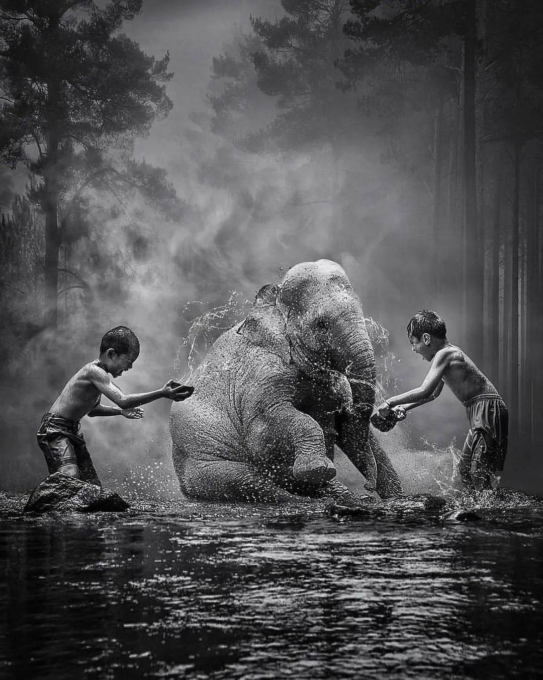 摄影欣赏一组震撼人心的黑白大片