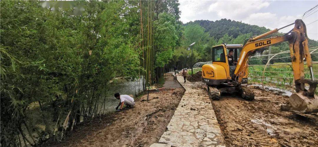 銅梁人蒲呂街道康龍溪正加緊變身今夏耍水更巴適啦