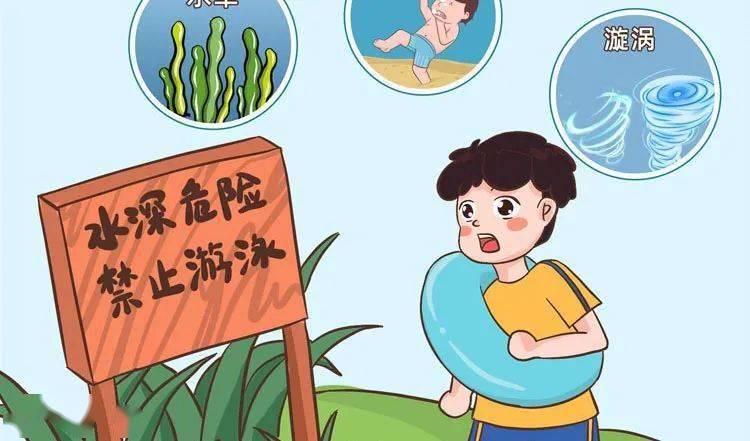 关于禁止在河道等危险水域戏水游泳的通告