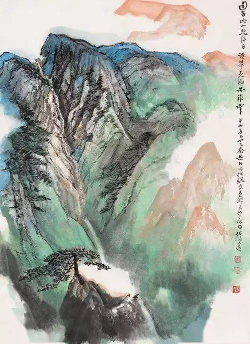 壮美山河何海霞山水画作品欣赏