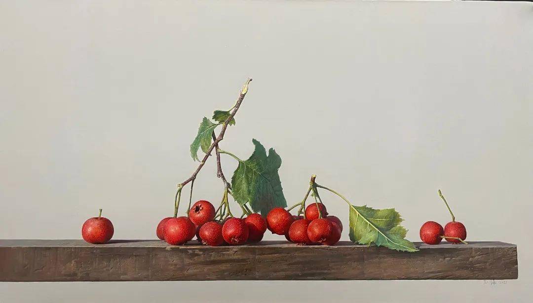 他的超写实油画直追冷军作品放大100倍后简直太不像画了