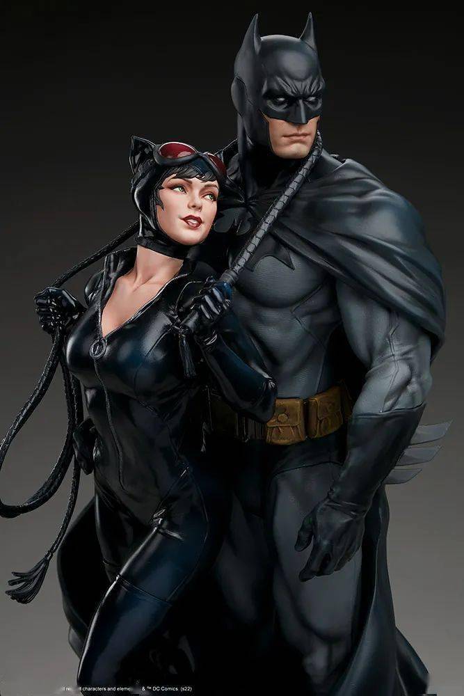新品预定sideshow20寸batmanandcatwoman蝙蝠侠与猫女200618