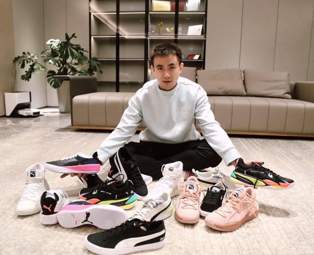 puma为赵继伟做了双pe