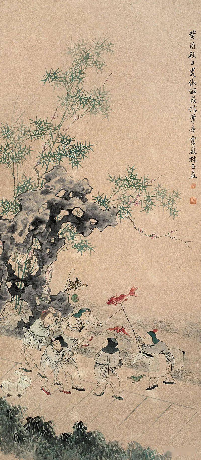 名品视界清代林雪岩写意人物赏