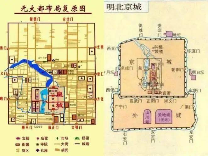 元大都遗址公园路线图图片