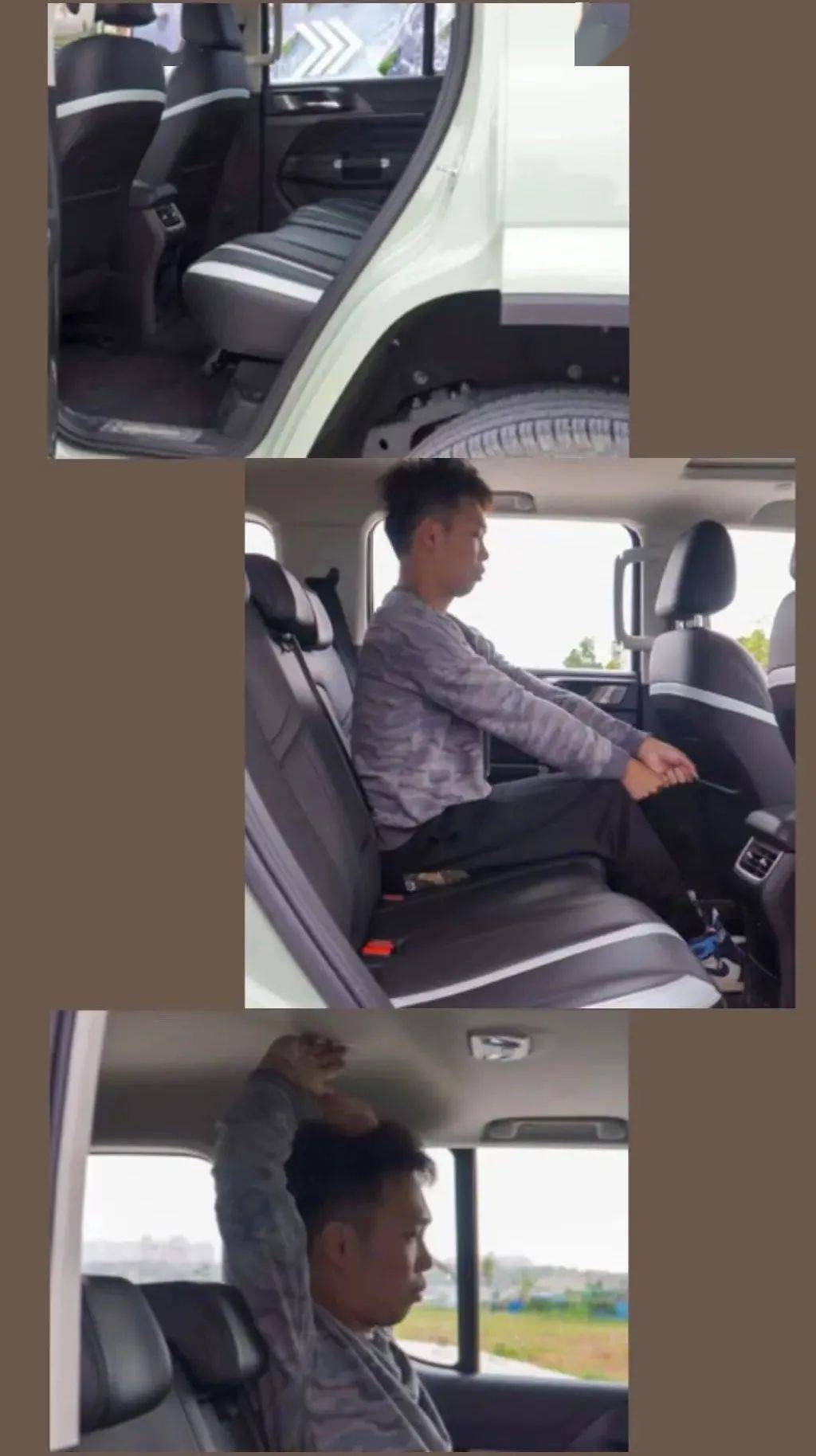 所以采用了非承载式车身,而且还带了"三把锁",前后是伊顿差速锁,中间