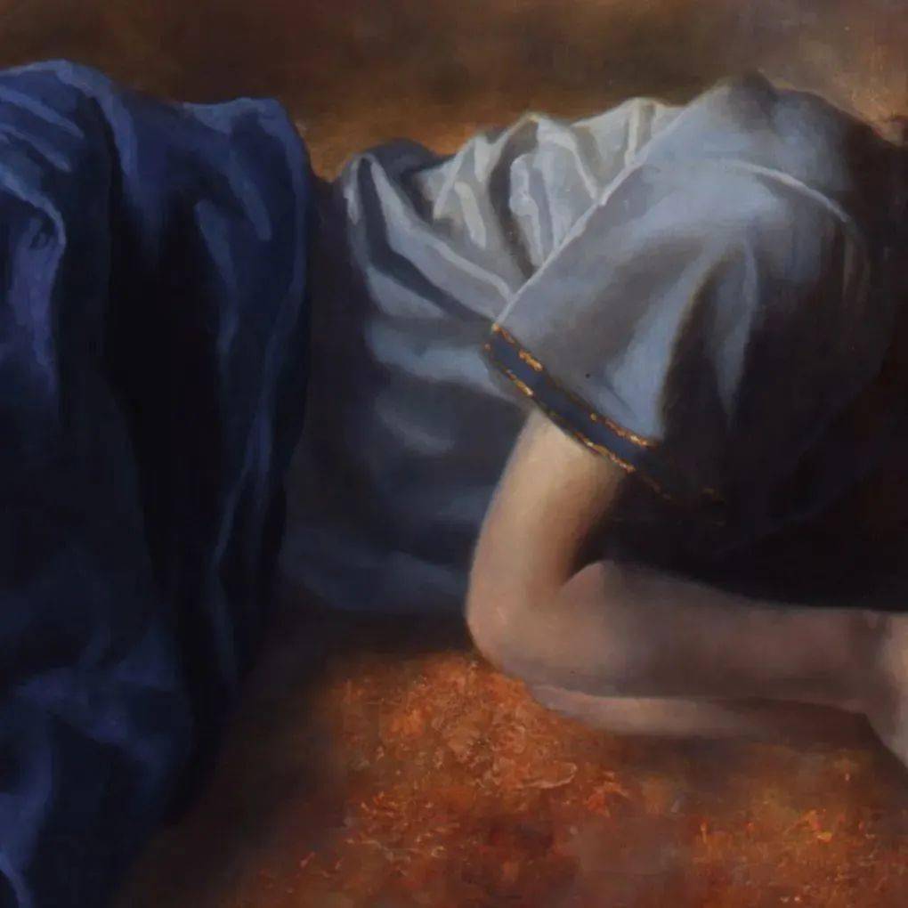 俄罗斯画家阿勒森笔下的少女出浴油画作品,色光美极了!