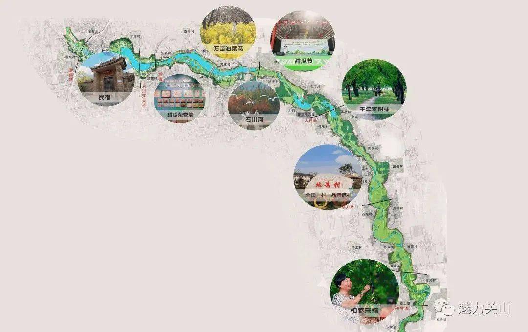美爆阎良关山这条乡村振兴示范带带出石川河沿线好风光