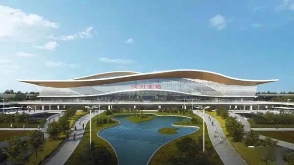 京山南站效果图出炉_站房_荆门_天门
