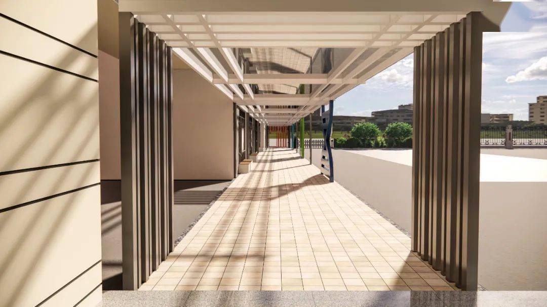 东城旗峰学校是东城街道办事处于2021年7月投资兴建的第一所公办九年