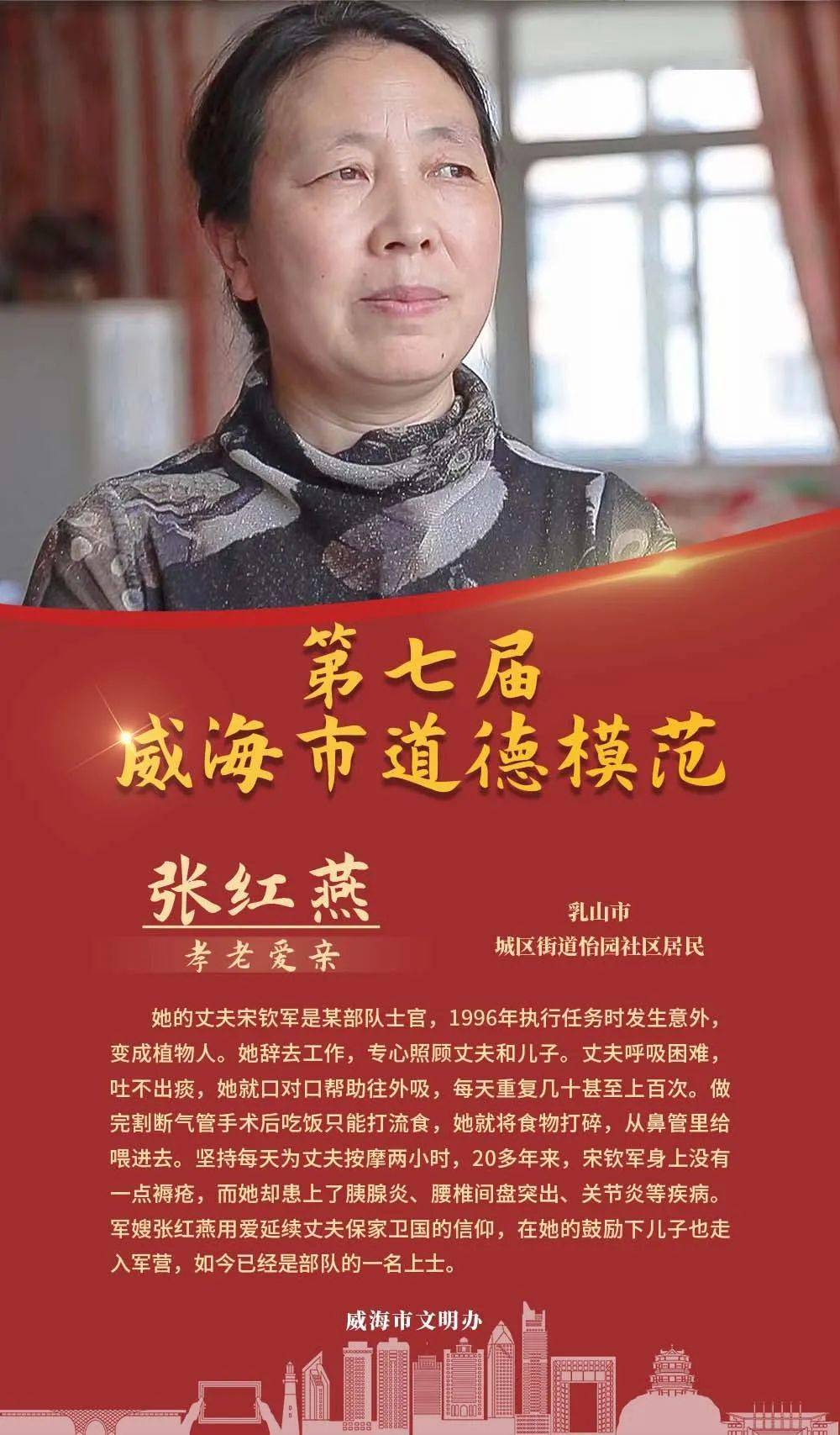 道德模范张红燕她27年如一日照顾瘫痪丈夫