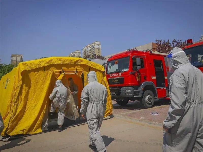 盘锦支队开展备用集中隔离酒店熟悉演练